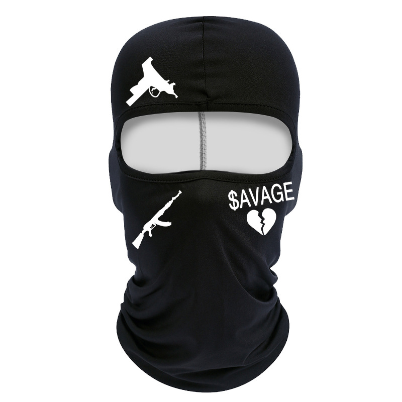 Balaclava Ski Mask - 2 ชิ้น บาลากลาวาสำหรับมอเตอร์ไซค์ หน้ากากคลุมเต็มหน้า ระบายอากาศได้ดี ซับในหมวกกันน็อค