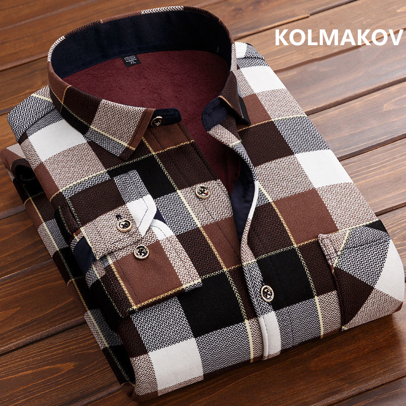 2026 ฤดูหนาวแฟชั่นผู้ชายสมาร์ท - Flannel Shirt Lined บทวิจารณ์และราคา