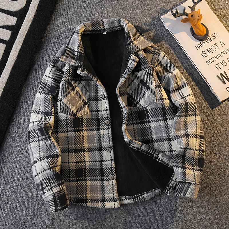 เสื้อเชิ้ตผ้าลูกฟูกสำหรับผู้ชา - Flannel Shirt Lined บทวิจารณ์และราคา