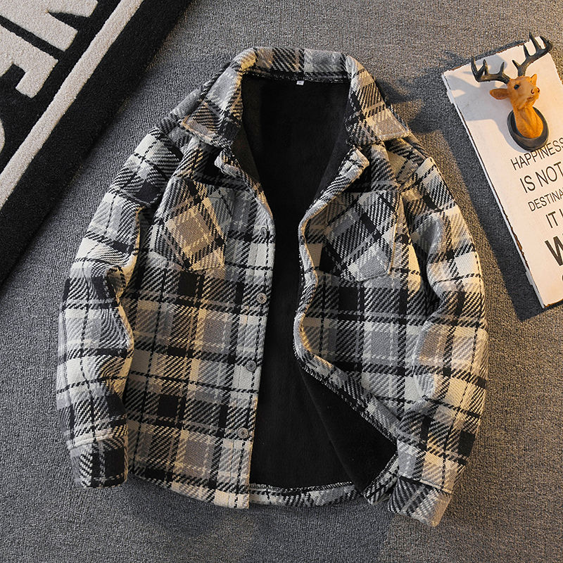 เสื้อเชิ้ตผ้าลูกฟูกสำหรับผู้ชา - Flannel Shirt Lined บทวิจารณ์และราคา