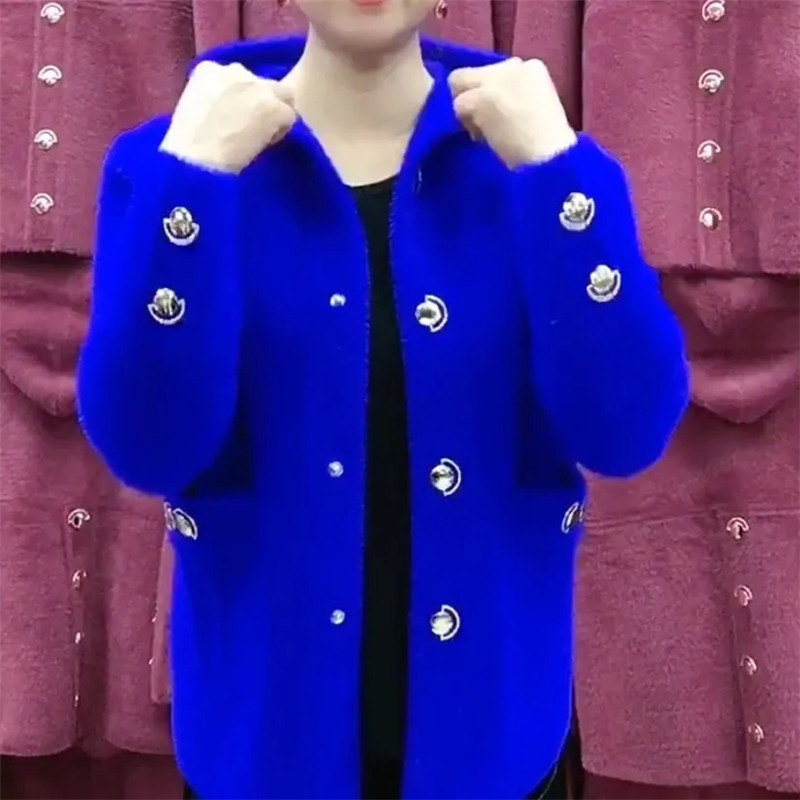 ใหม่วัยกลางคนผู้สูงอายุแม่เลีย - Wool Coat Peacoat บทวิจารณ์และราคา
