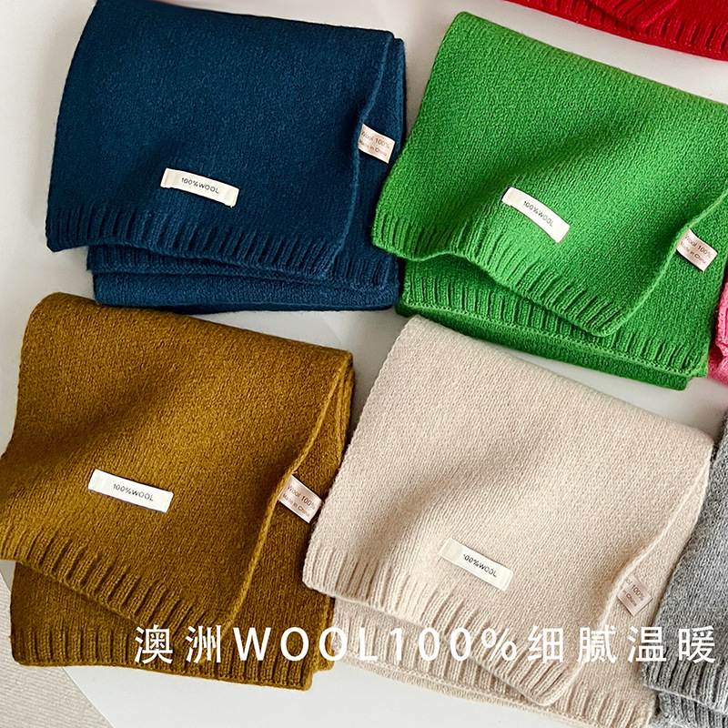 ผ้าพันคอแคชเมียร์ 100% ผลิตจาก - Wool Scarf Men บทวิจารณ์และราคา