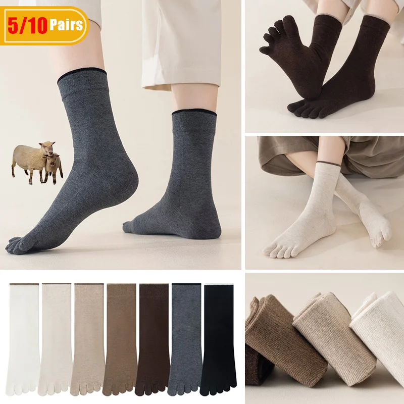 ถุงเท้าผู้ชายแบบห้านิ้ว 5/10 ค - Thermal Sock Wool บทวิจารณ์และราคา